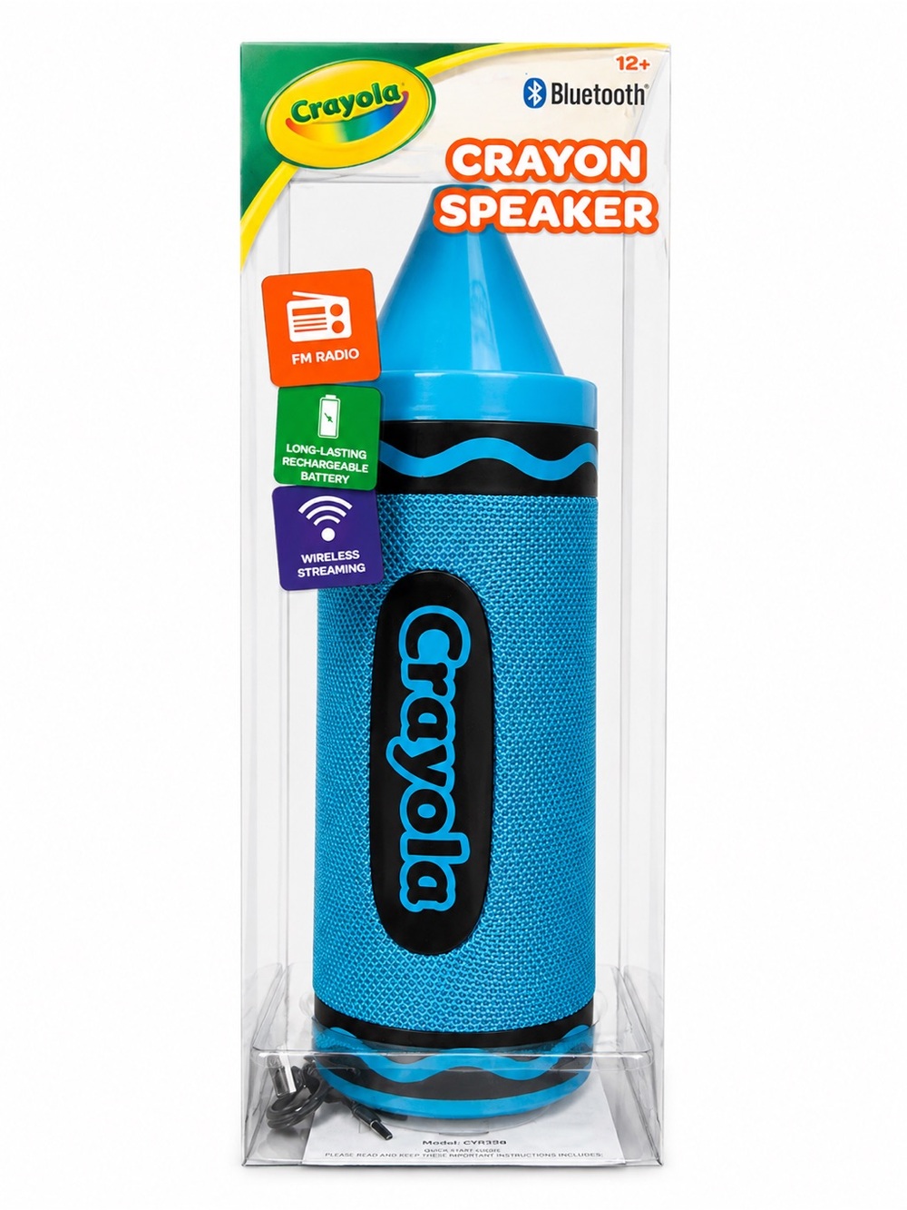 Crayola Blue Crayon Bluetooth Speaker